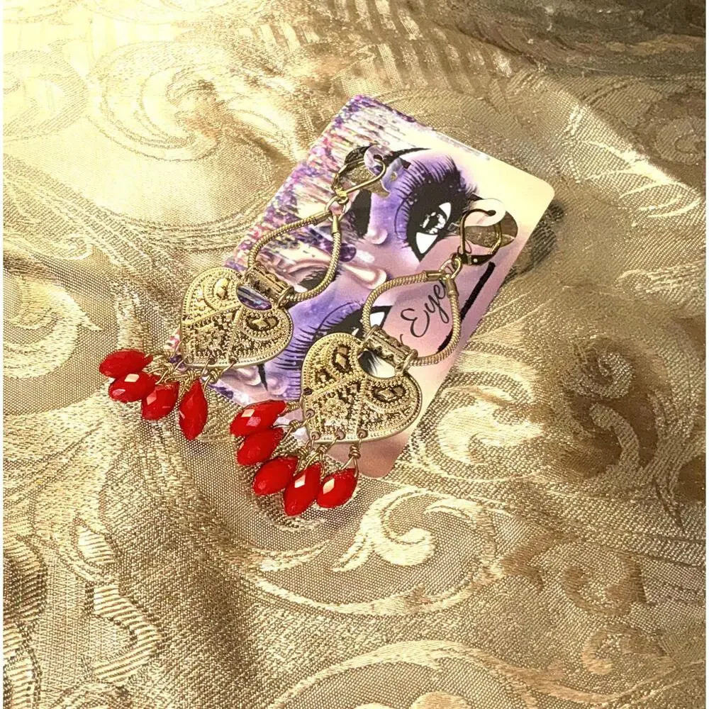 V Long Love Earrings
